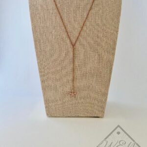 Starfish Pendant Necklace In Rose Gold Filled