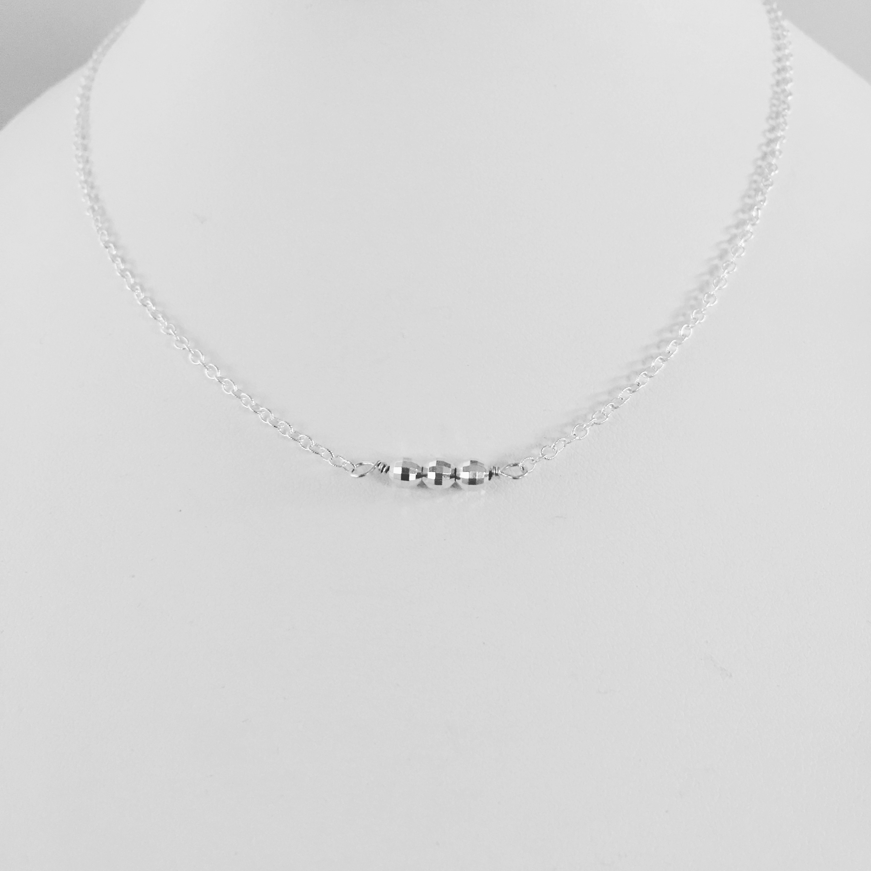 Sterling Silver Choker Necklace – WEM Designs