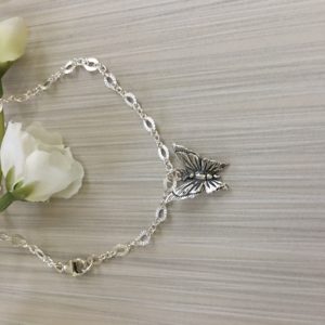 Butterfly Bracelet In Sterling Silver