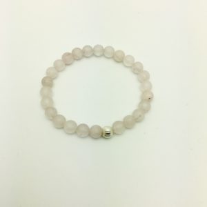 Rose Quartz Clara Stretch Bracelet