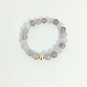 Lavender Amethyst Clara Stretch Bracelet