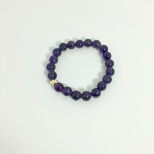 Amethyst Clara Stretch Bracelet