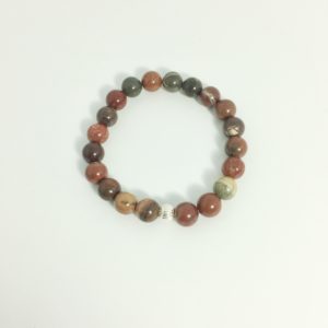 Apple Jasper Clara Stretch Bracelet