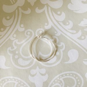 Hoop Earrings In Sterling Silver