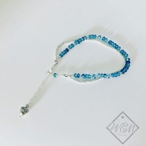 Topaz Acorn Sarah Bracelet In Sterling Silver