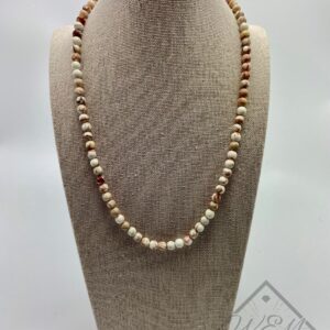 Susanne White Impression Jasper Necklace