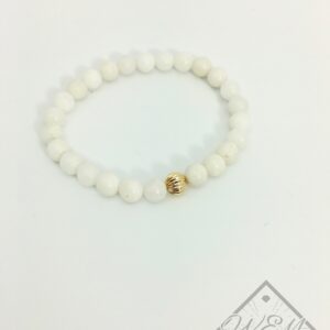 Mother of Pearl Clara Stretch Bracelet