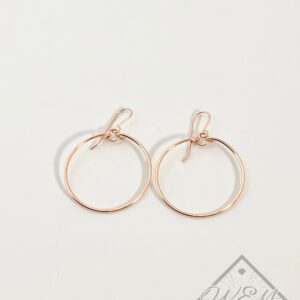 Jane Hoop Earrings In 14K Yellow Gold Filled