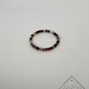 Arizona Petrified Wood Agate Aaron Stretch Bracelet