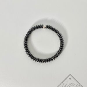 Hematite Aaron Stretch Bracelet