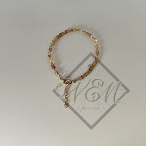 Topaz Bracelet In 14K Yellow Gold