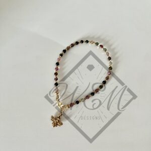 Multi Tourmaline Estelle Bracelet In 14K Yellow Gold Filled