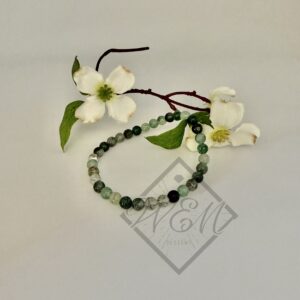 Blue Green Quartz Aaron Stretch Bracelet