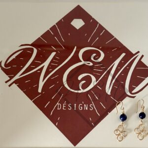 Lapis 14K Yellow Gold Filled Dangle Earrings